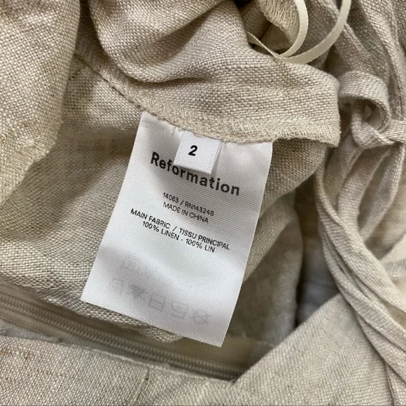 Reformation Beige Jumpsuit - Picture 5 of 7